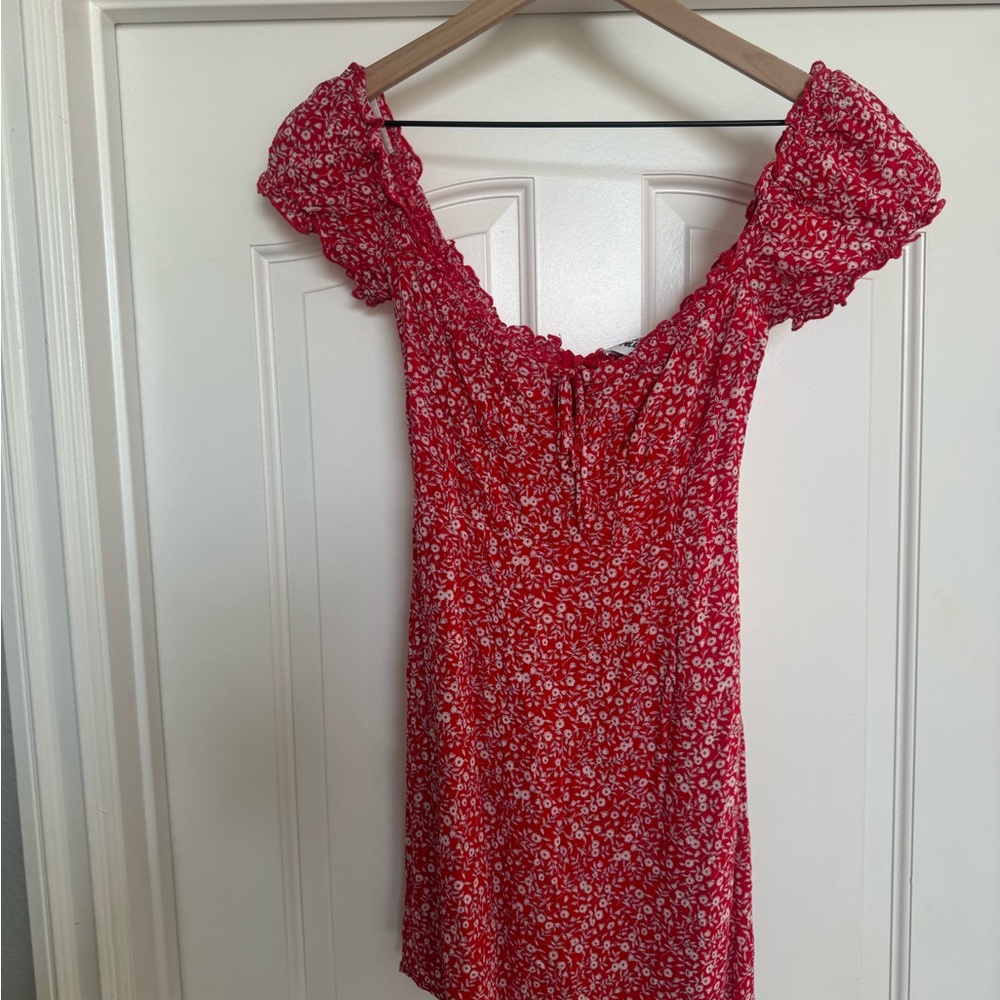 Princess Polly Red Floral Dress